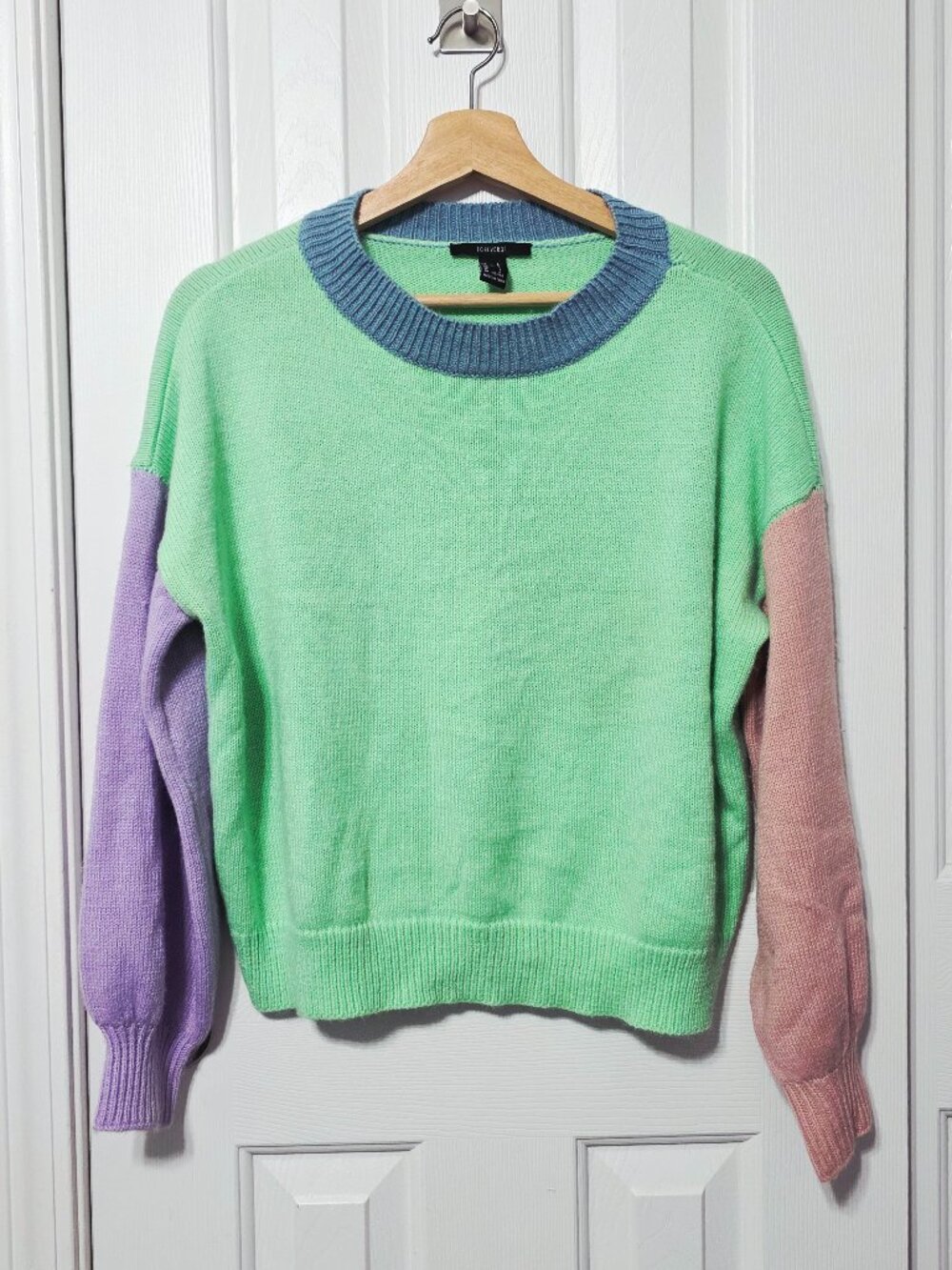 Women's Forever 21 Color Block Knit Sweater, Small